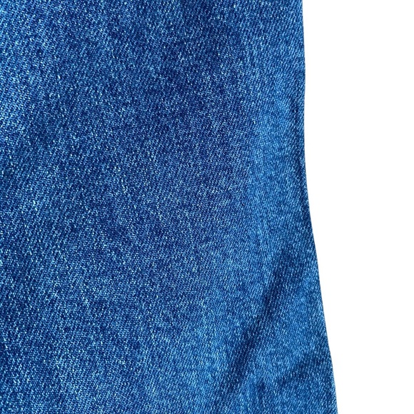 Paige Noella Destructed Straight Crop Jeans 29 Distressed Raw Hem Denim - Picture 12 of 14